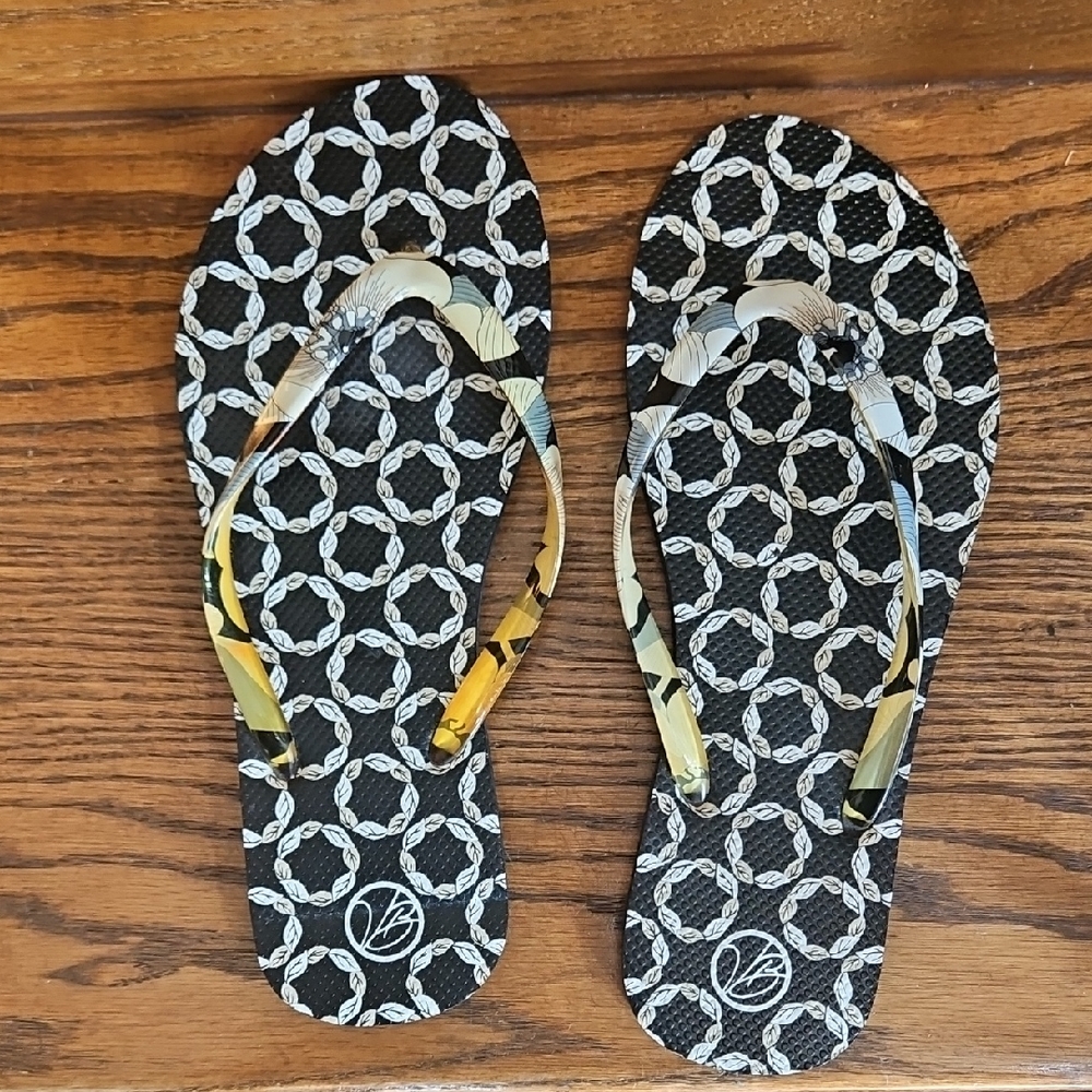 Vera Bradley Patterned Flip Flop Thong Sandals